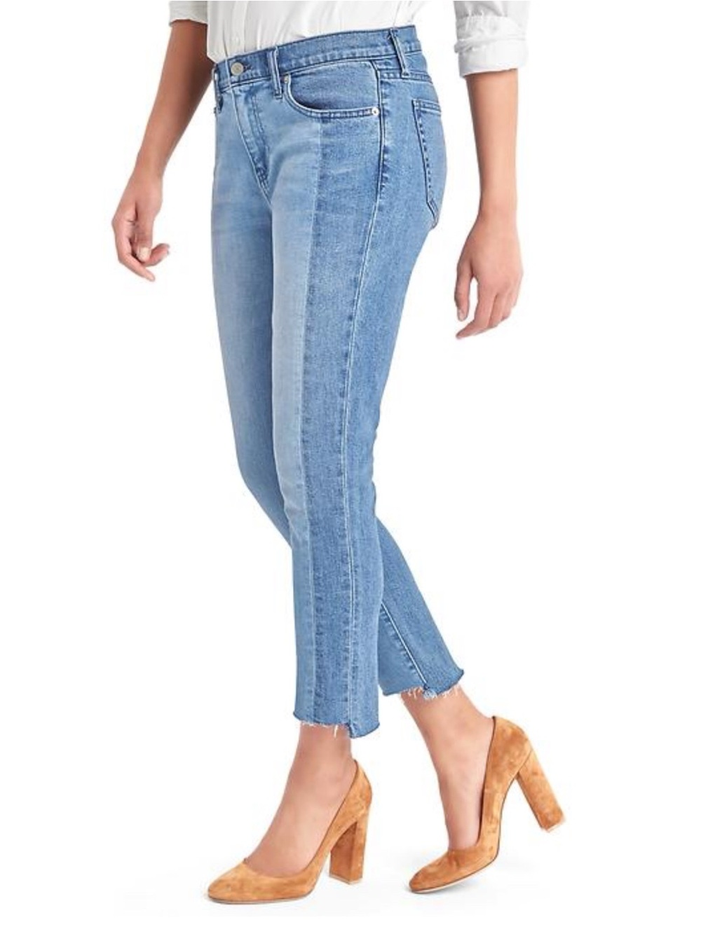 GAP Authentic 1969 Two-Tone Best Girlfriend Jeans